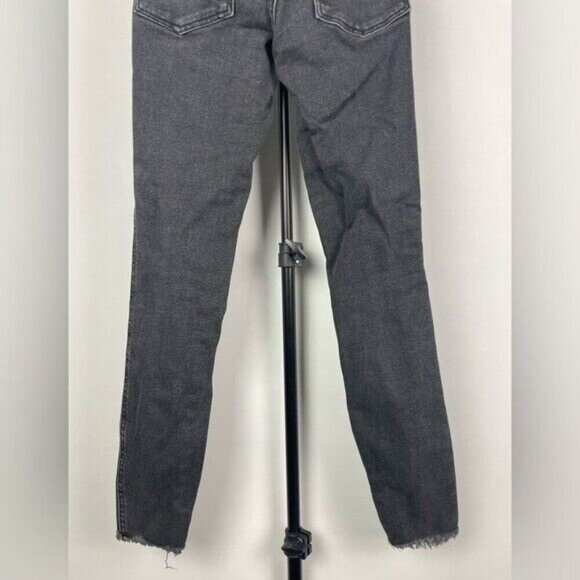 We the Free by Free People‎ Washed Black High Waist Raw Ankle Hem Denim Leggings - Picture 8 of 8